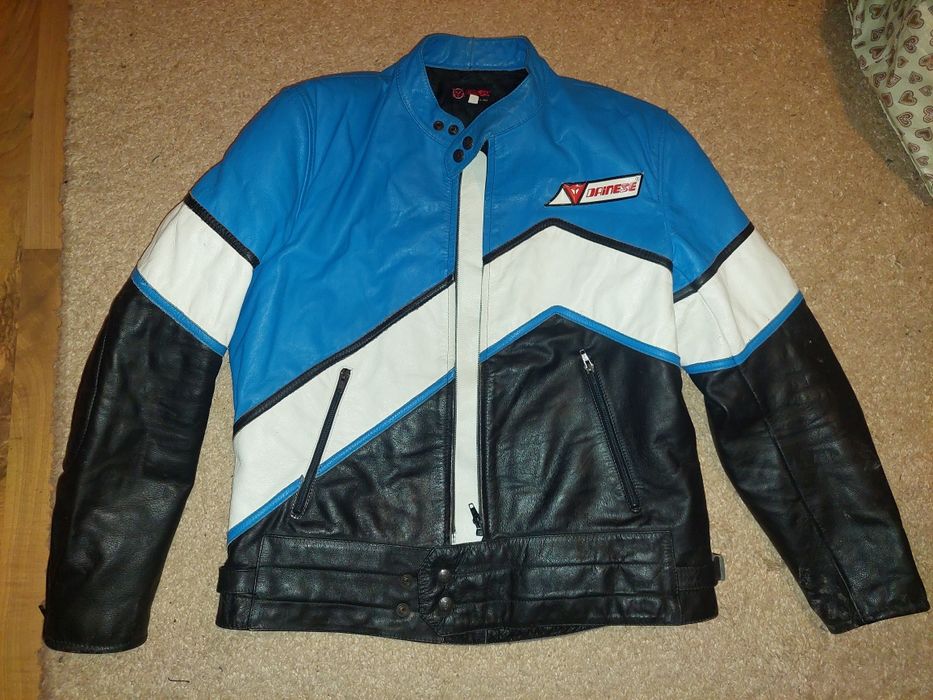 Geaca moto Dainese,marine 52 ,alb-albastru-negru