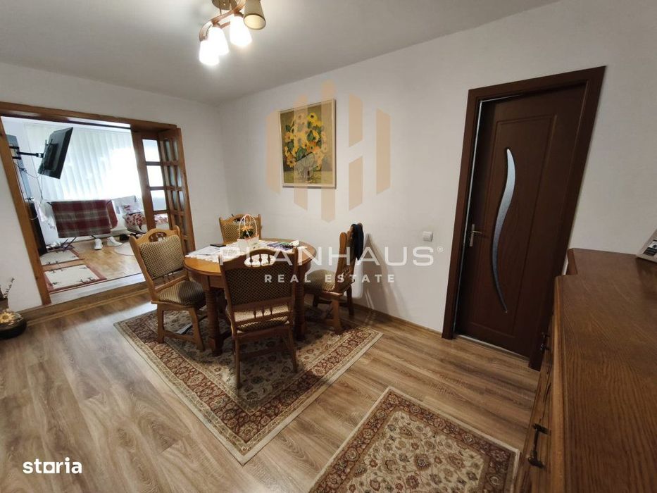 Apartament spațios cu 2 intrări, curte privată – 81 mp utili – la 50 m