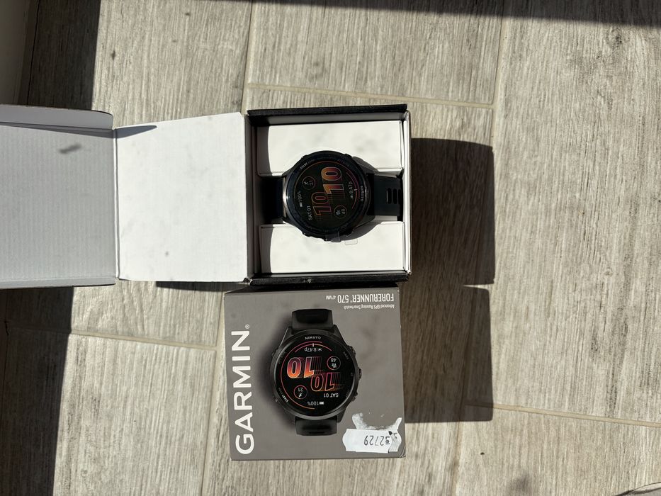 Ceas Garmin Forerunner 570 47mm smartwatch nou sigilat cu garantie