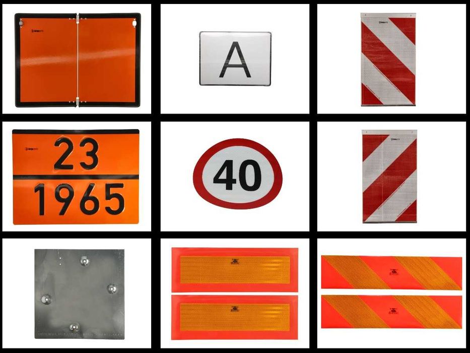 Обозначителни табели и стикери за камион