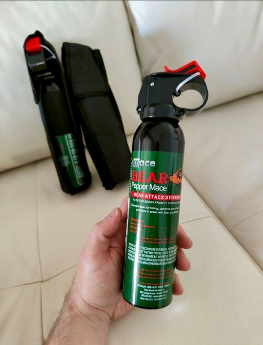 Spray Urs Anti Urs Camping Drumeție Made in USA 260ml Sistem multi jet 10m