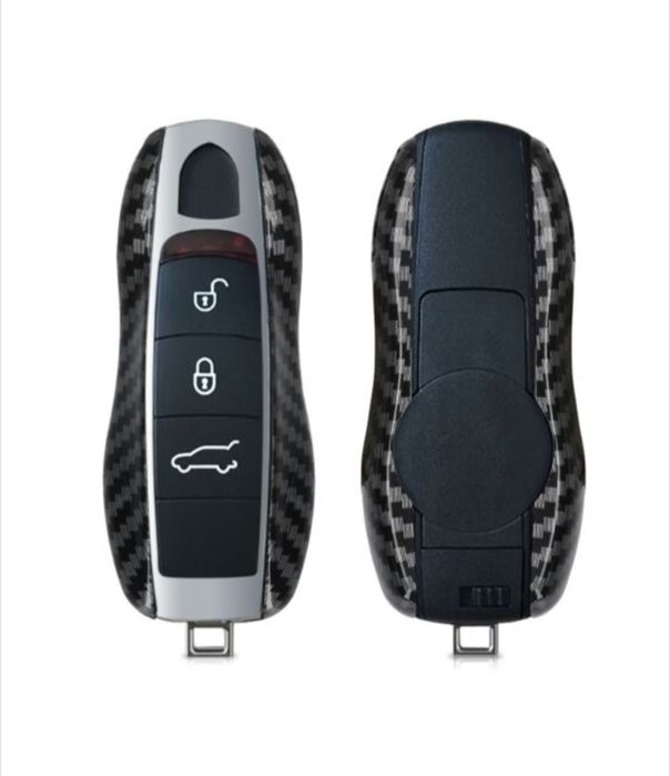 Калъф за автомобилен ключ за Porsche - 3 бутона, пластмасов,