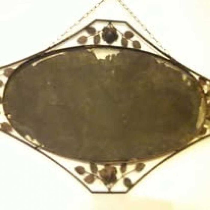 Oglinda cu rama din fier forjat facut manual