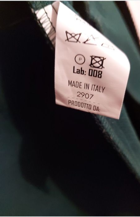 palton dama 42/L verde made in Italy