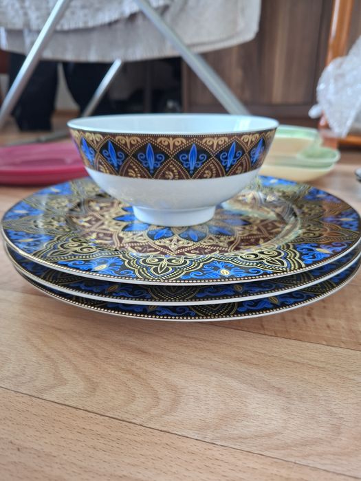 Красивая посуда с уникальным рисунком Мандалы