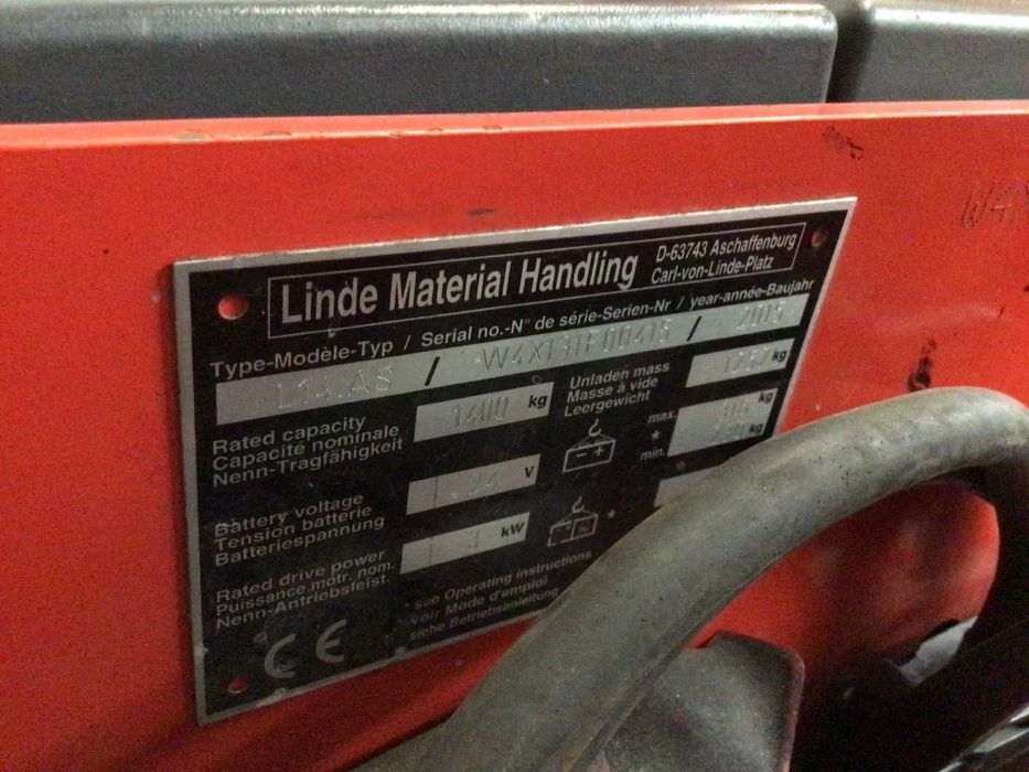 De vanzare stivuitor Linde L14AS Stacker 2015