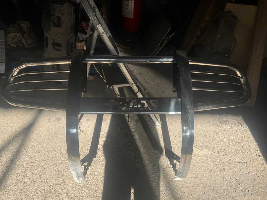 Кенгурятник хромированный