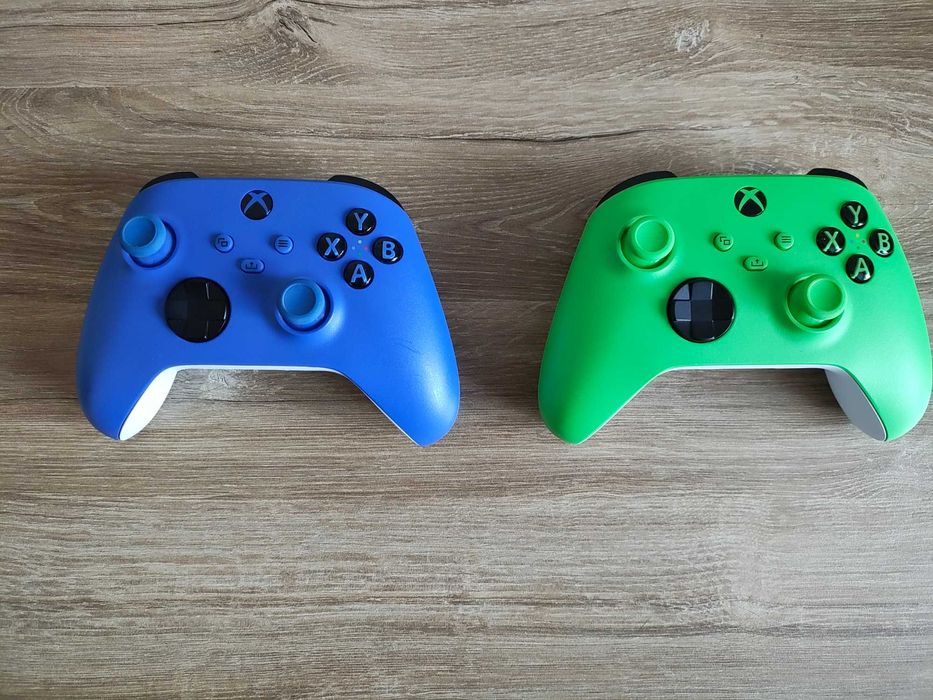 Controllere originale XBOX Series X/S, verde/albastru