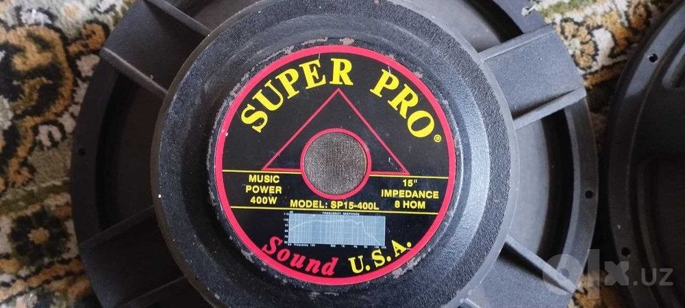 Динамики 15 дюймов Super Pro/ Sound USA