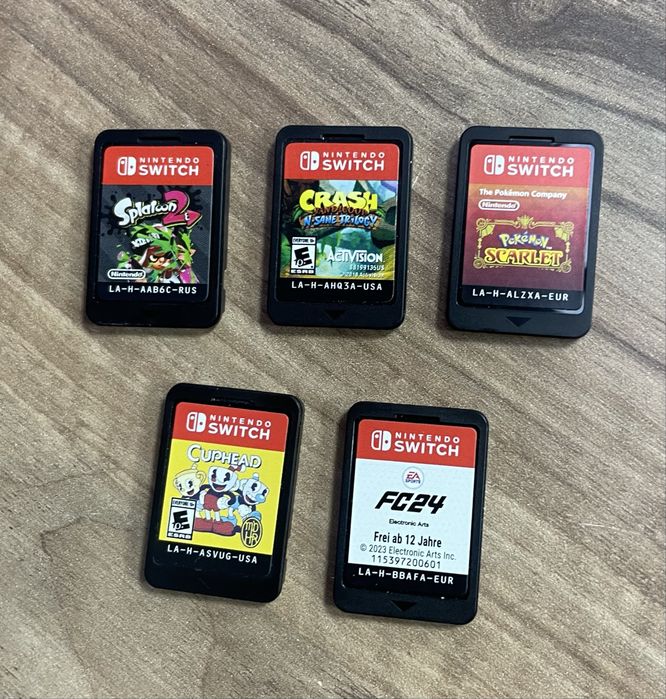 Катриджы для Nintendo Switch