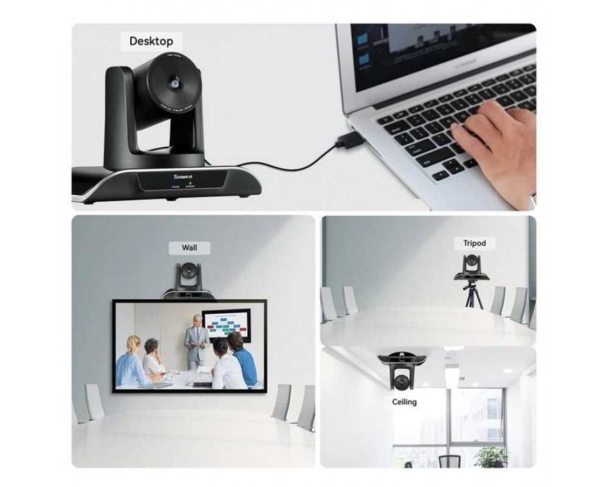 PTZ kamera videokonferensiya uchun/TENVEO/TEVO-VHD12H / 12x zoom