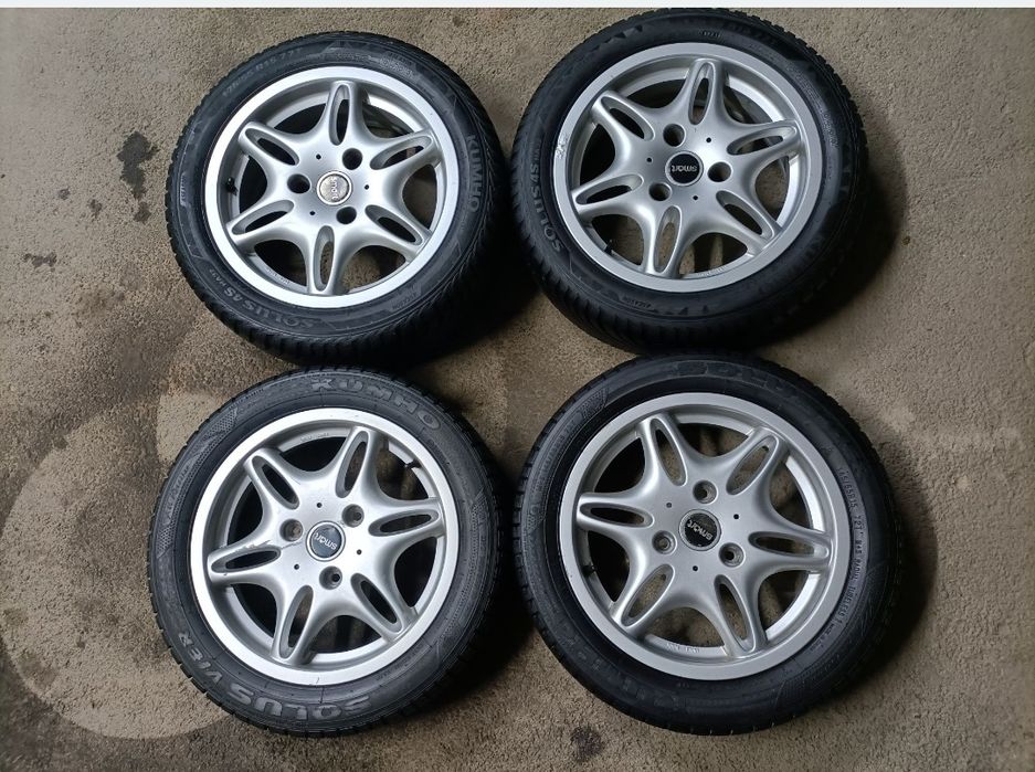 Set 4 roți echipate complet;jante+cauciucuri,Fortwo airsoft escalada