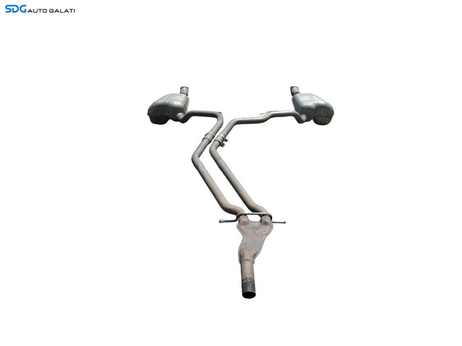 Ansamblu Complet Evacuare Toba Tobe Teava Esapament FInala Audi A6 C6 4F 3.0 Diesel 2004 - 2011 Cod 4F0253611AA 4F0253612AA [LC1408]