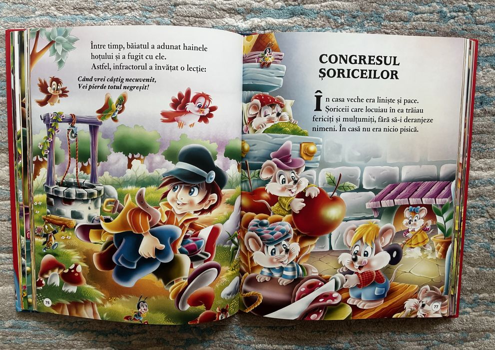 Fabulele lui Escop - lectii nemuritoare pentru copii, ilustratii incantatoare