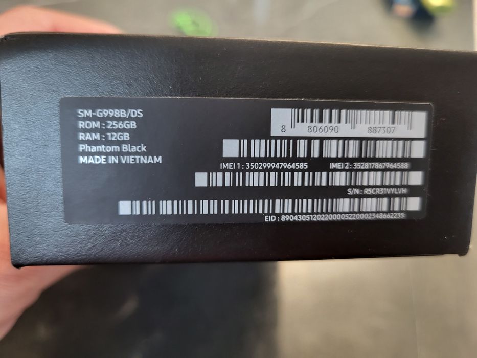 Samsung S21 ULTRA 5G 256GB 12GB RAM Black Phantom, Dual Sim ,impecabil în cutie