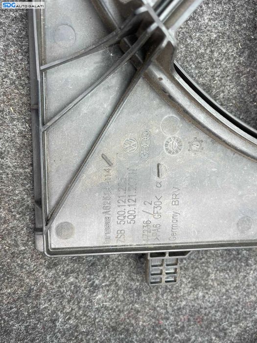 Ventilator Electroventilator Skoda Octavia 3 1.2 CJZA CJZB 2013 - 2017 Cod 5Q0959455AL 5Q0121203BT 5Q0121205 5Q0121207H [C4370]