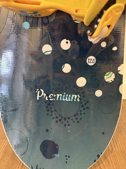 Snowboard copii 120 Trans Premium cu legaturi Drake