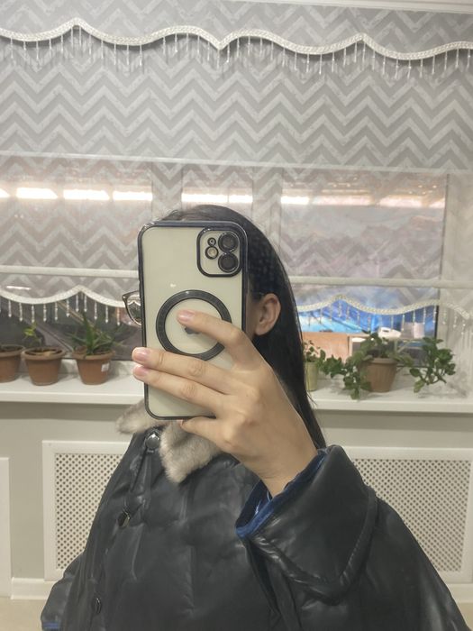 Осенняя куртка,норка воротник