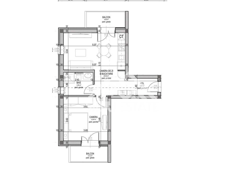 Apartament practic 2 camere Arhitectilor langa Cofetaria Mandra