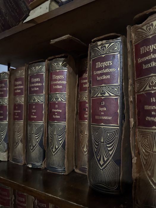 Colecție veche Meyers Konversations-Lexikon – 23 volume