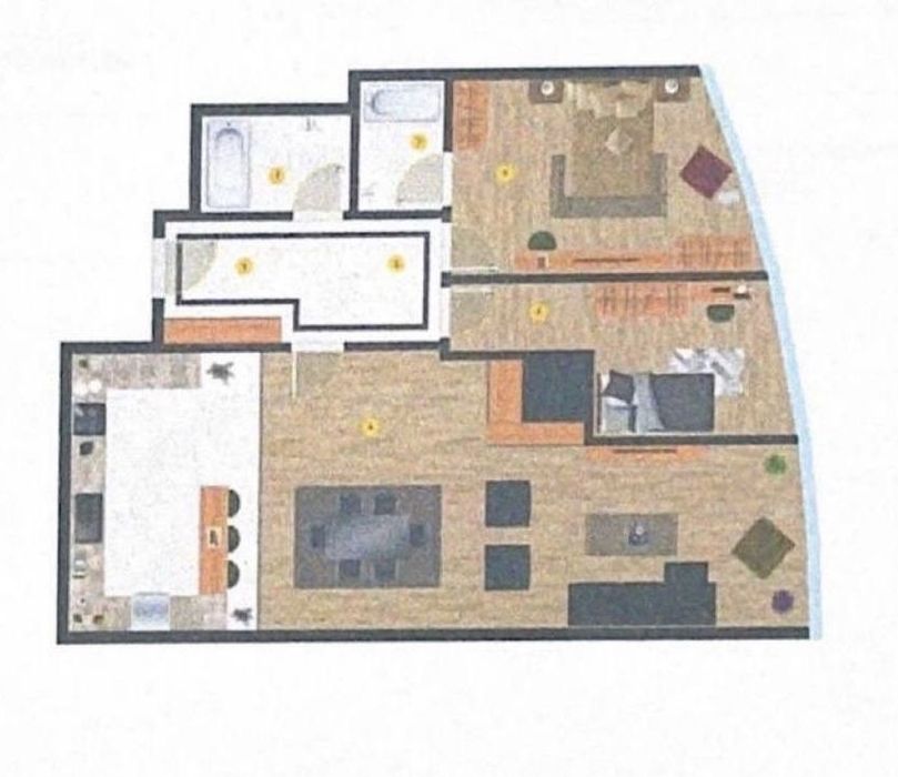 Квартира ЖК Piramit Tower 3/34/45 97 м2