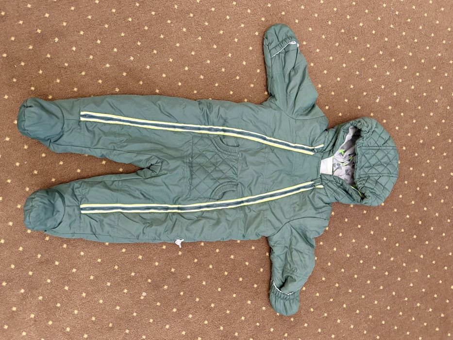 Compleu / salopeta iarna 6-9 luni 74 cm