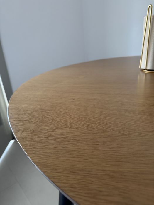 Masa blat Furnir - picioare lemn masiv detasabile