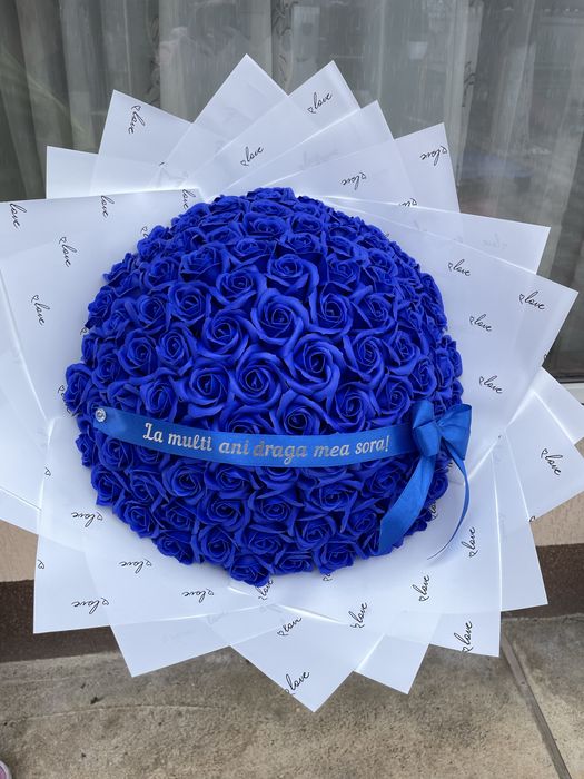 Buchet trandafiri din sapun