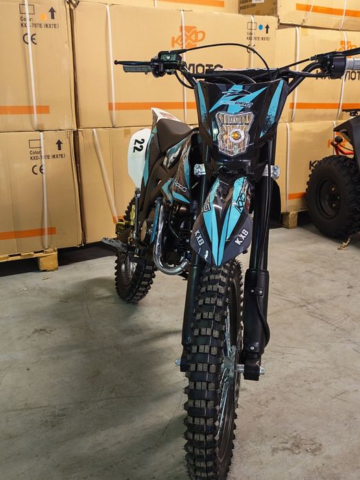 KXD Adler 140cc far LED Dirt Bike Cross Motocicleta Enduro pornire la buton si Kickstarter 612
