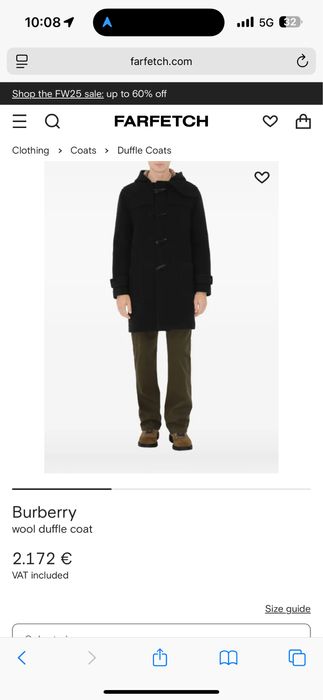 geaca parka lana burberry m