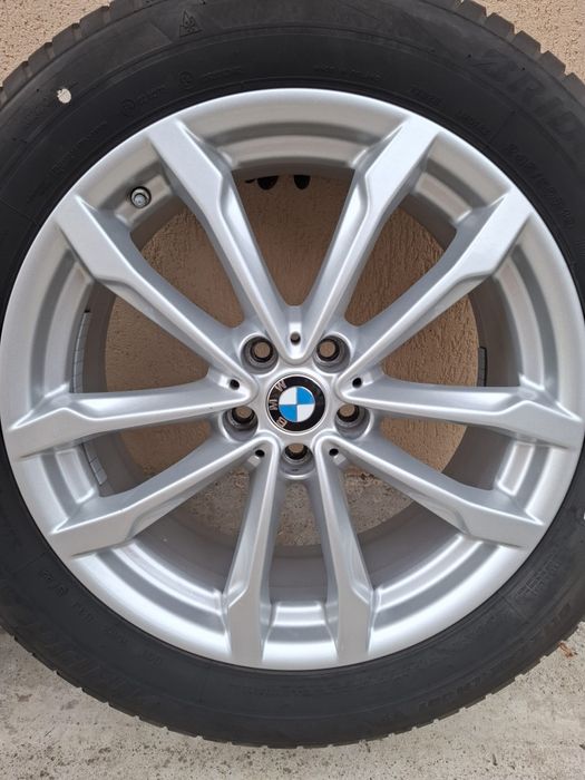 Jante BMW  X3  X4  R19" G01  G02  Seria 5 G30 5x112 cu anvelope Brigdestone RFT 245/50/19 DOT5122