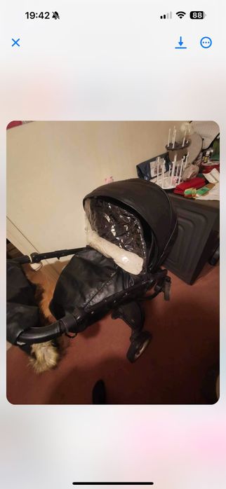 Mima Xari количка с много екстри и столче за кола Be Safe с изофикс