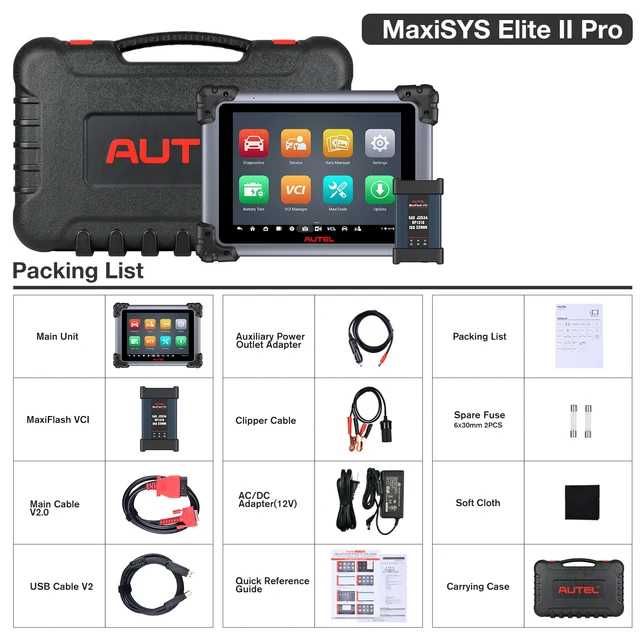 Професионален автодиагностичен таблет Autel MaxiSys Elite II Pro