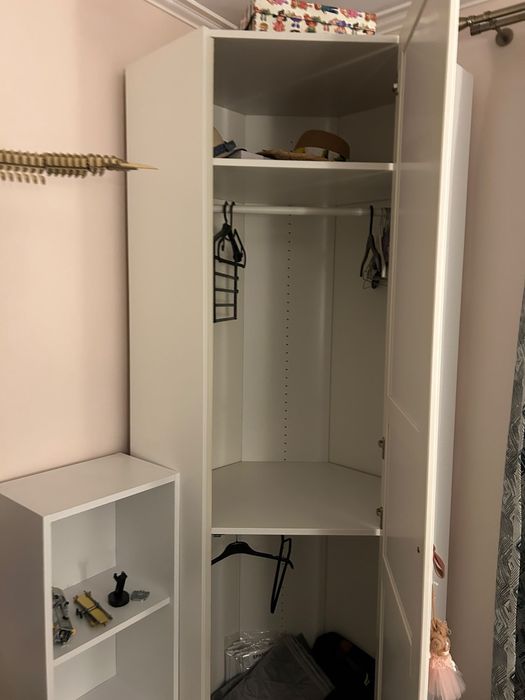 Dressing PAX Ikea 100x60x236cm + dulap colt + birou