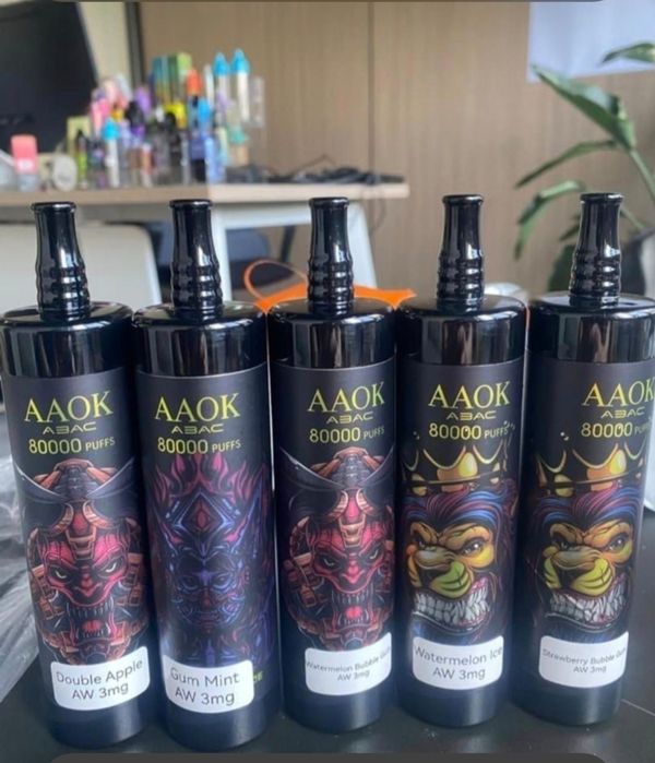 Pachet 2 bucati vape 80.000 Puffs fiecare Narghilea Reincarcabil