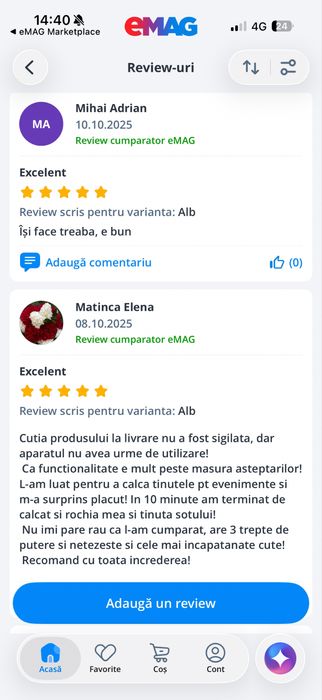 Aparat de calcat vertical cu abur VERTFLUX