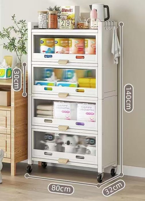 Шкаф для кухни и балкона металлический 5 уровней