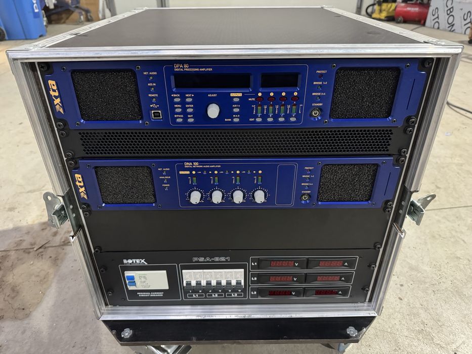 Rack / amplificatoare XTA DPA 80 / DNA 100