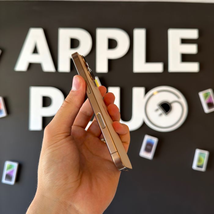 iPhone 16 Pro 128Gb Desert Titanium 96% + 24 Luni Garanție / Apple Plug