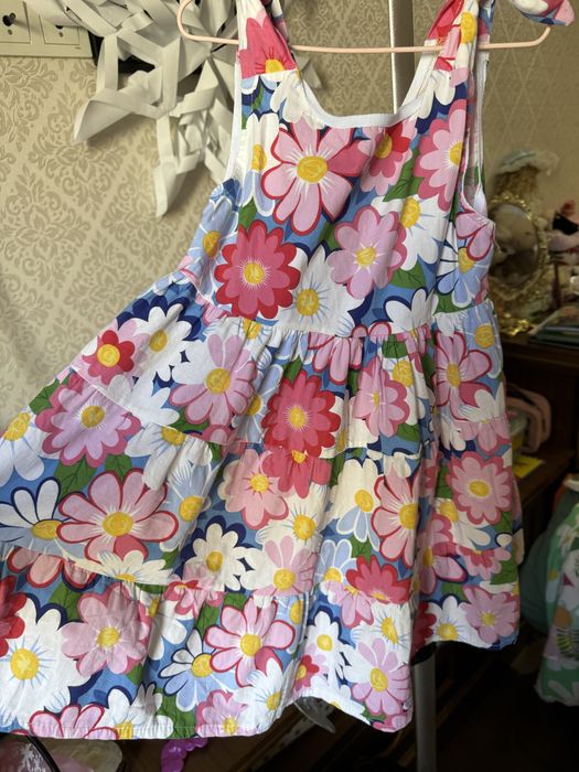 Платье- сарафан для левочки 5-6 лет