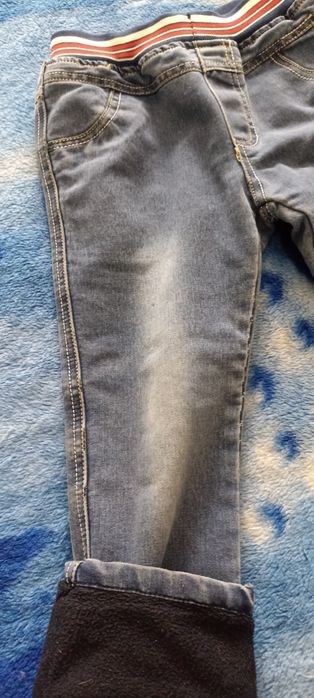 Джинсы на мальчика, на флисе