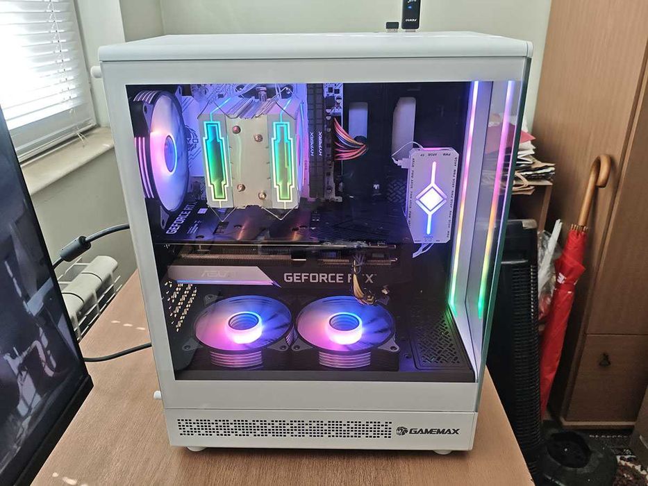 Геймърски компютър, Ryzen 5600, Rtx 3060Ti, 32gb Ram, 960Gb ssd, 700W