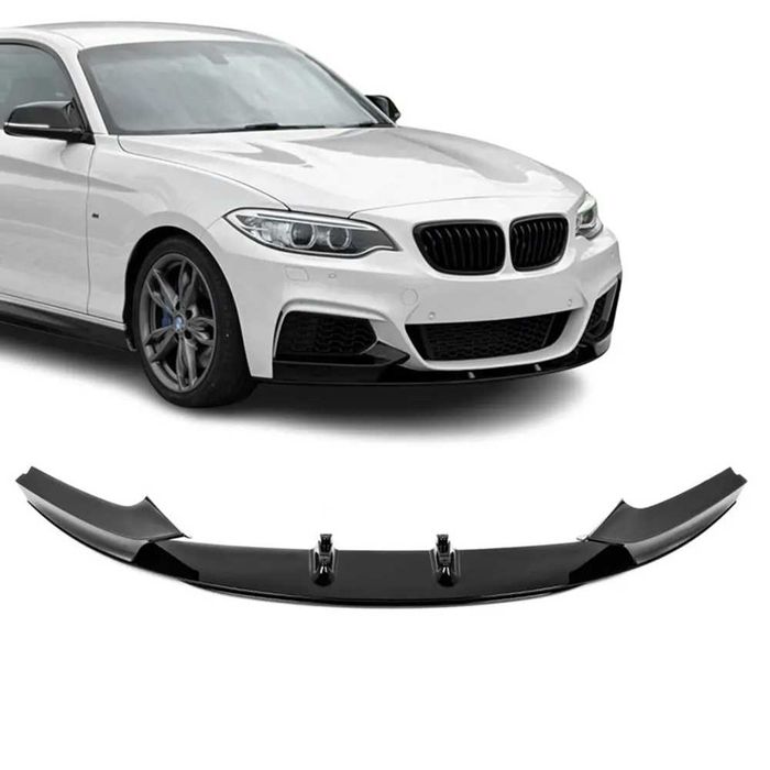 Lip Bara Fata BMW Seria 2 F22 F23 - Negru Lucios