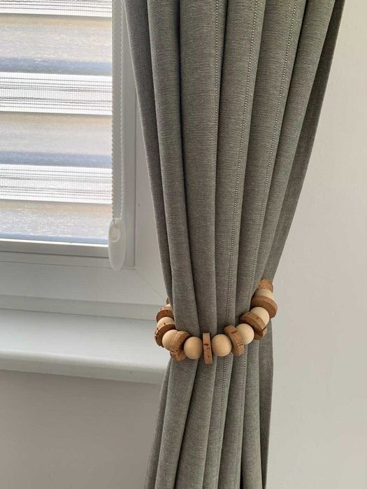 Комлект ръчно изработени държачи за пердета