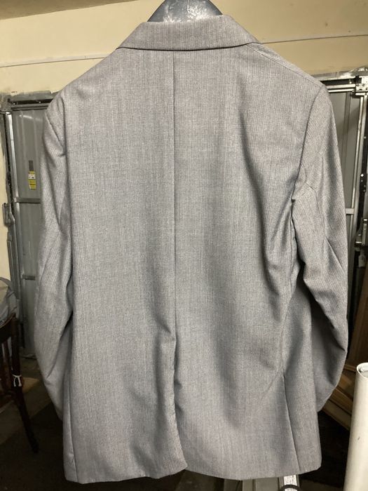 Costum nunta stofă sacou, pantaloni gri evenimente