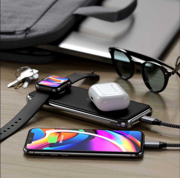 Повербанк Powerbank Satechi для Iphone и Apple watch