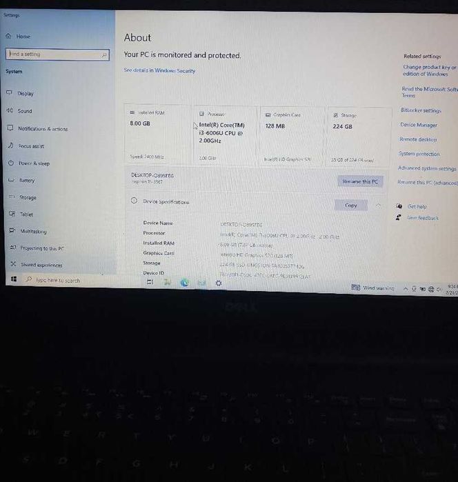 Laptop Dell Inspiron 15 3567 stare foarte buna