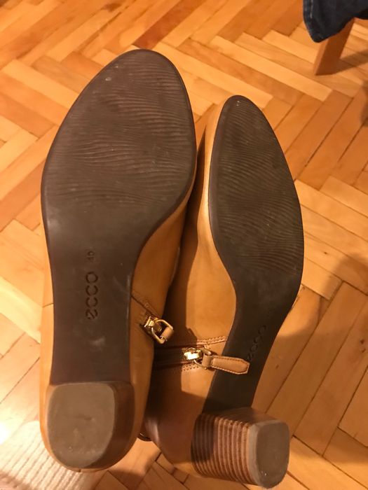 Дамски боти Ecco, размер 40, телесен цвят, тесни
