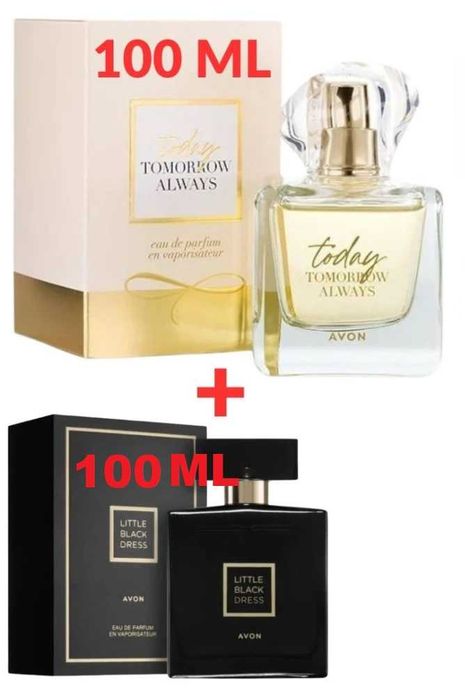 Set 2 produse (Apa parfum TTA Today 100 ml si Little Black Dress 100 ml)-Avon