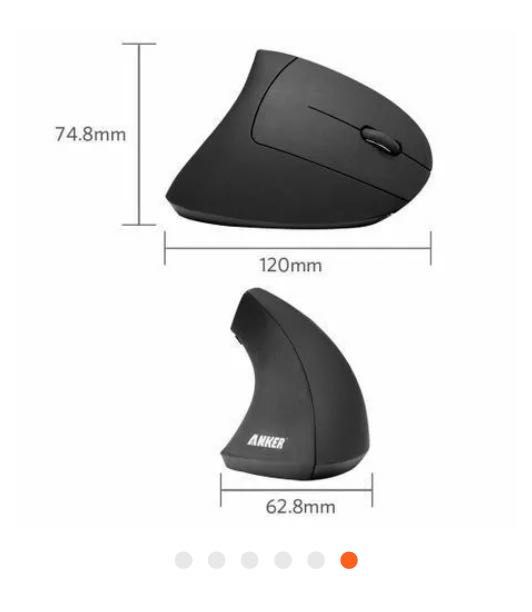 Mouse vertical Anker Ergonomic Wireless Professional Optic